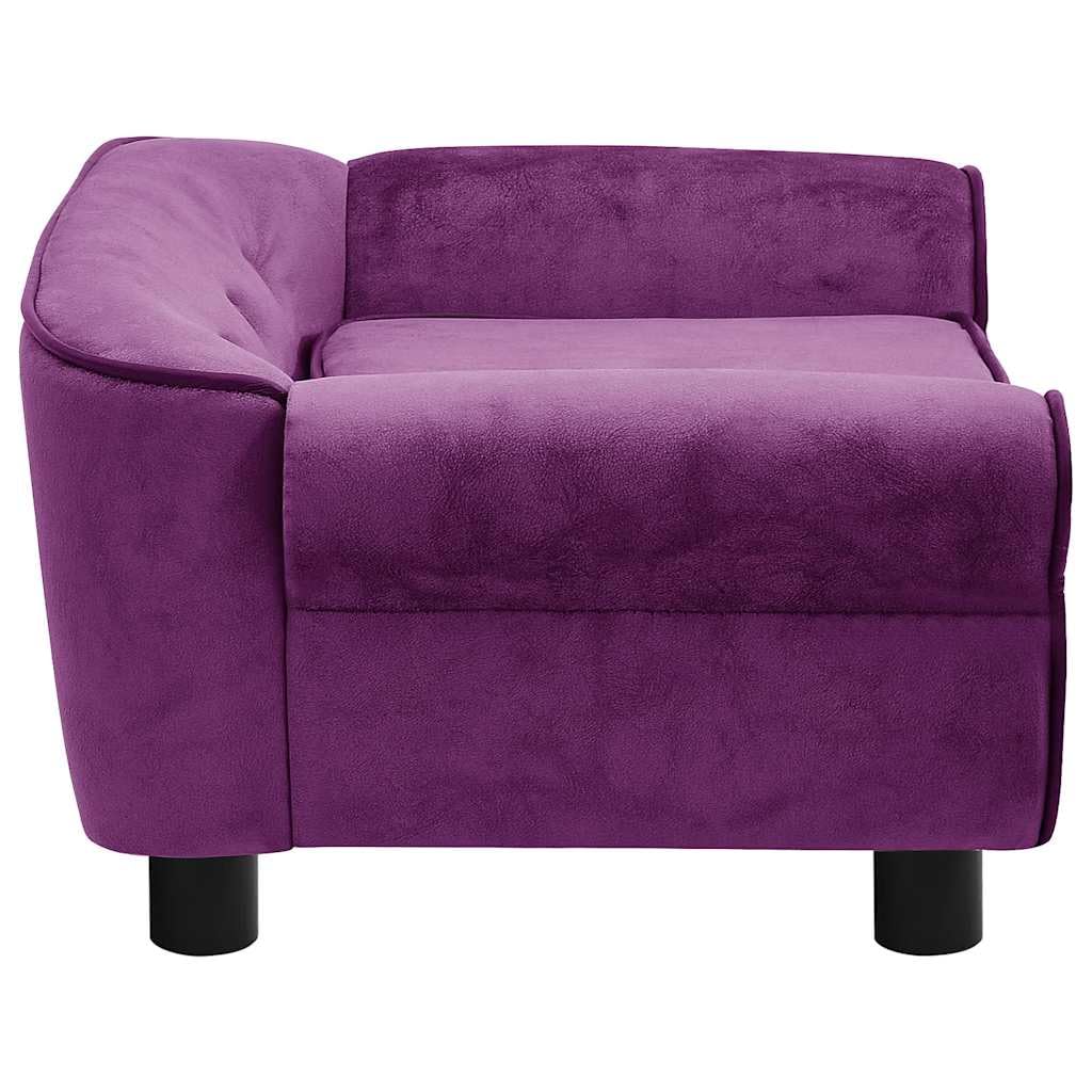 vidaXL Hundesofa Burgunderrot 72x45x30cm Plüsch Hundebett Hundecouch Katzen