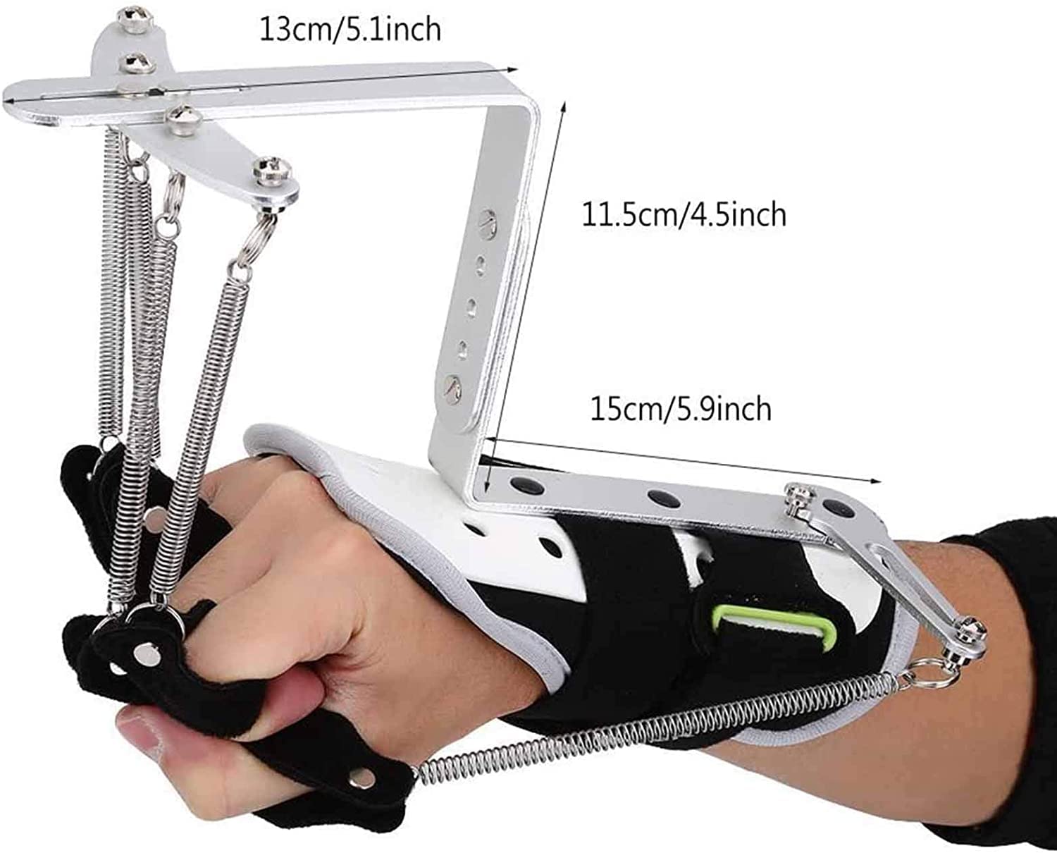 Ejercitador Ortopédico De Muñeca con Cojín para Dedos, Ortesis De Dedo Ajustable, Dispositivo Universal para Sujetar Los Dedos para La Recuperación De La Mano Izquierda Y Derecha