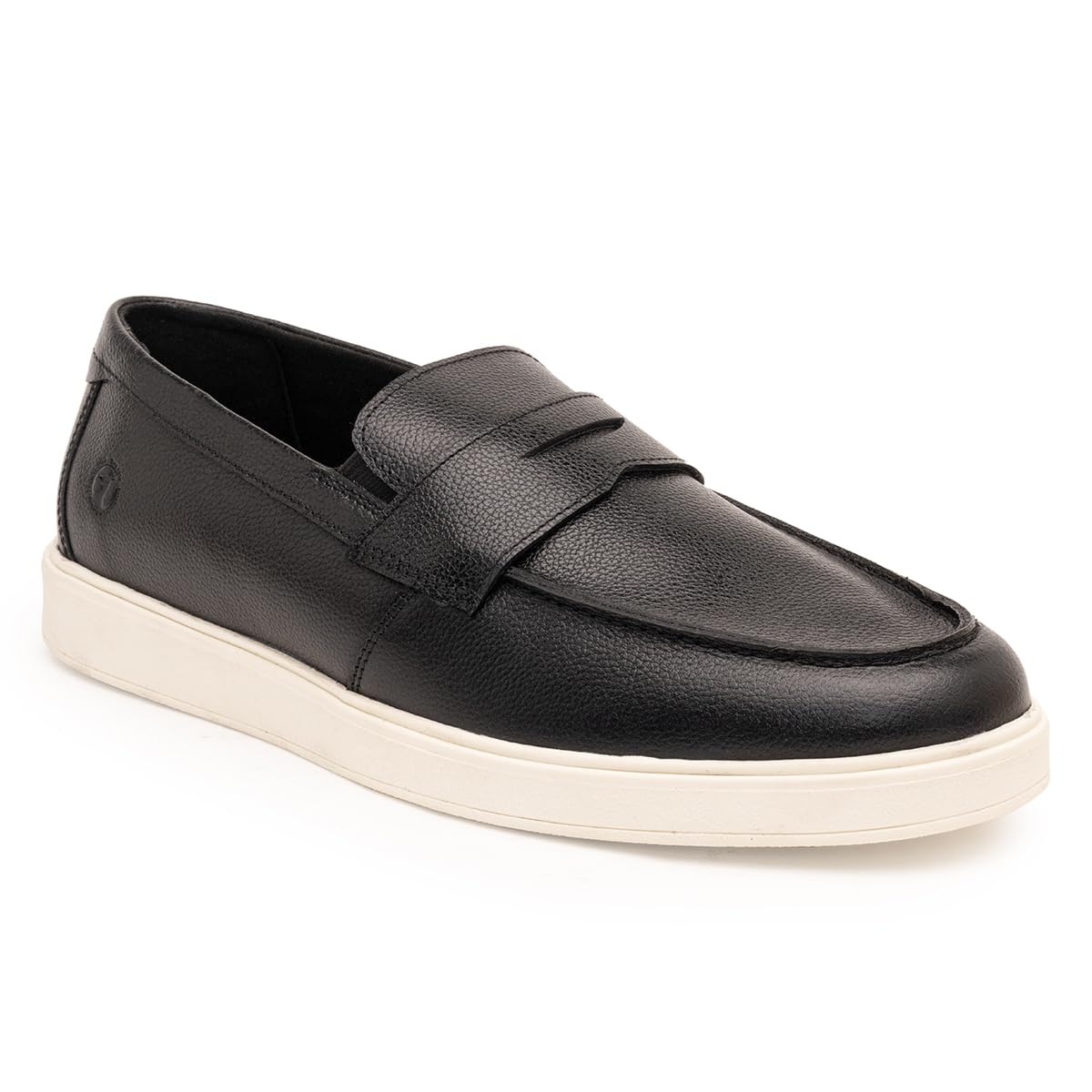Thomas Crick Versatile Premium Grain Leather Loafers with Dual-Tone Finish and Ortho Footbed Black (B0D9GYW8HD) Amazon Price History, Amazon Price Tracker
