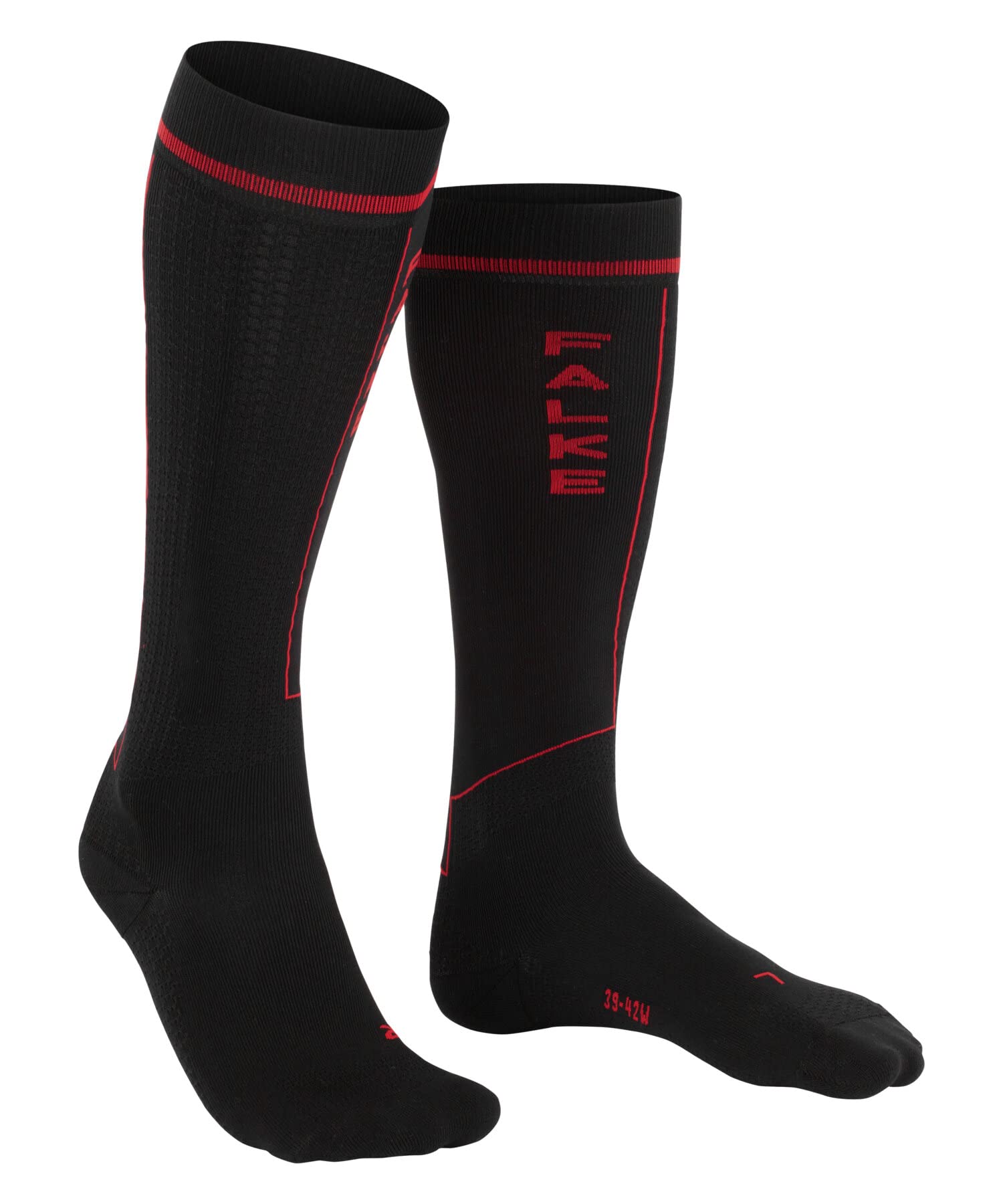 FALKE Damen Impulse Running Laufsocken mit Kompression für bessere Durchblutung gegen Muskelermüdung kühlend lang antiblasen vegan schnelltrocknendes atmungsaktives Funktionsmaterial 1 Paar