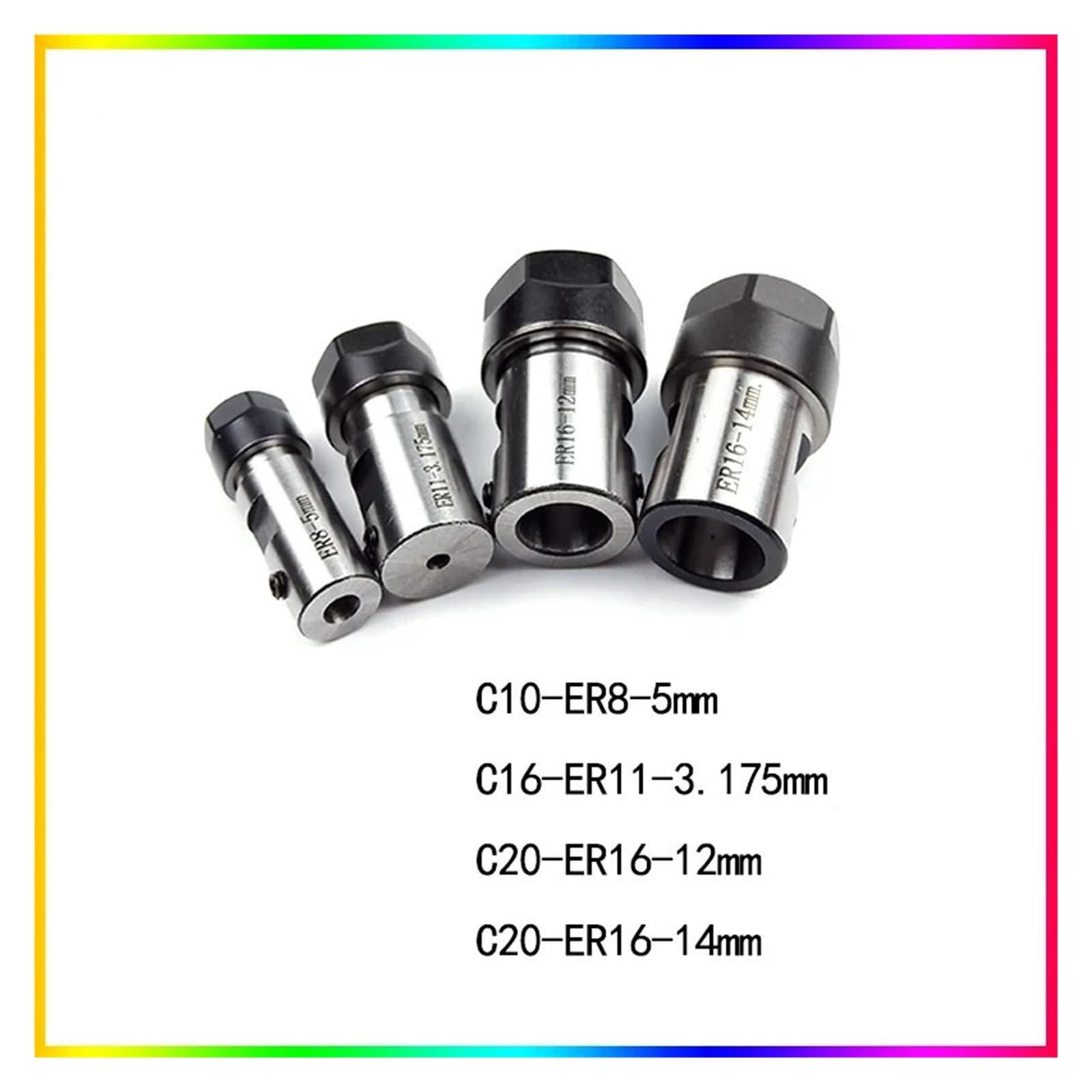 Barra de extensión del mandril del husillo, Varilla De Extensión Del Eje Motor, Soporte Pinza ER8-ER25, Paquete 1, 3mm-24mm(C12-er8m-5mm)