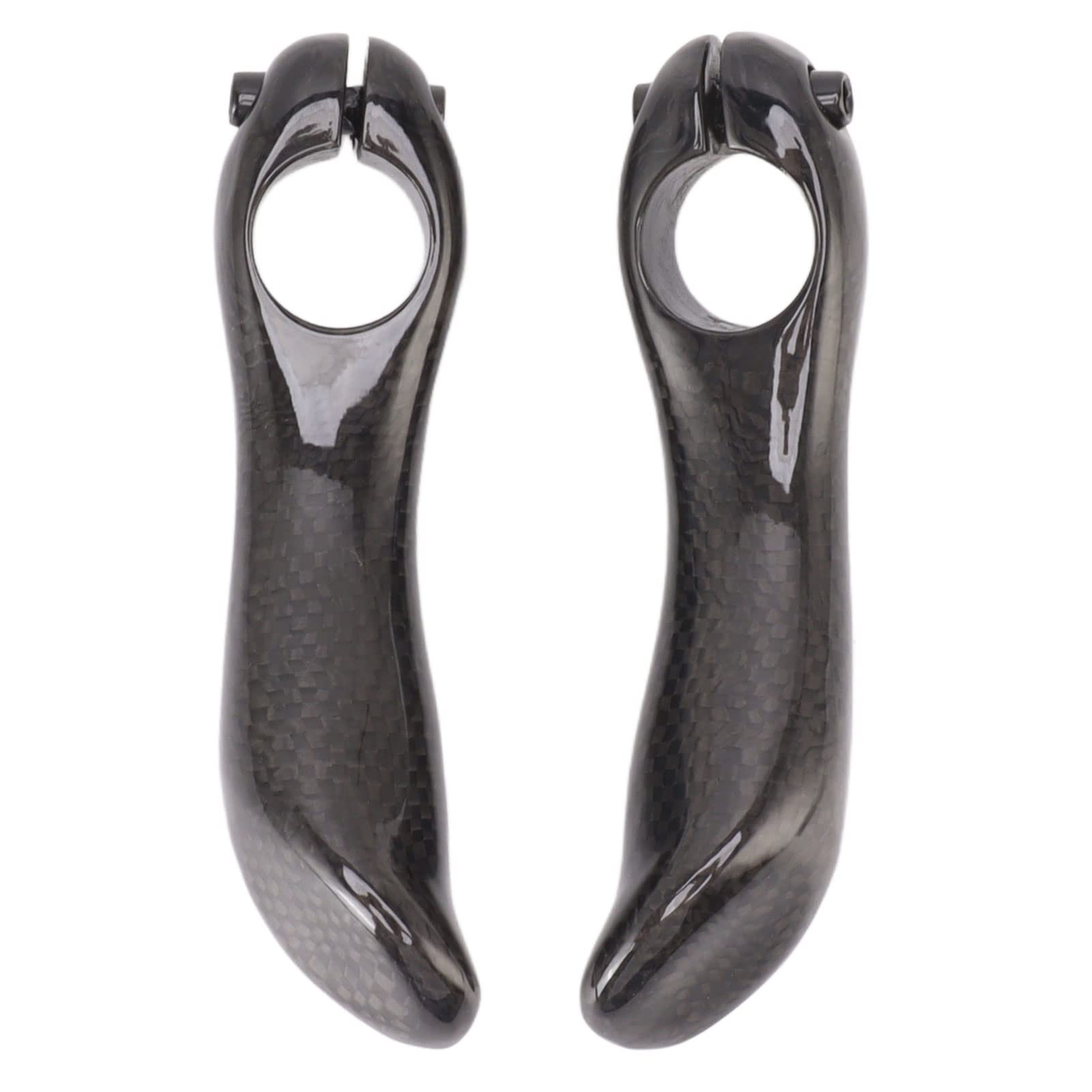 per manubrio ausiliario bici, riduce la stanchezza, presa comoda, per manubrio bici in fibra di carbonio, design leggero, impugnatura ergonomica, installazione facile, (Opaco)