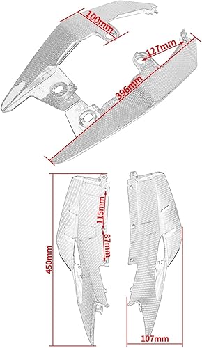 Miniatura 3 de Motorbike Frame Fairings for Yamaha MT09 MT-09 2017-2020 Motorcycle Rear Seat Side Planel Cowling Fairing Cover Protector Injection Bodywork Kit