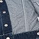 Famuka Baby Jeansjacke kleinkinder Jacke Jungen Mädchen Jeans Jacke Kapuze Denim Waschungseffekt Baumwolle (Dunkelblau, 12M)