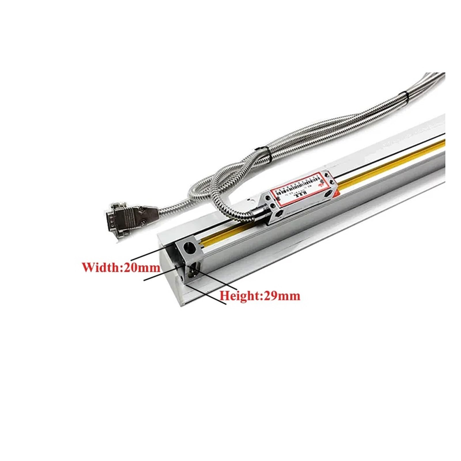 Liniał liniowy GCS898 0,005 mm o smukłej konstrukcji(Travel Length 150mm)