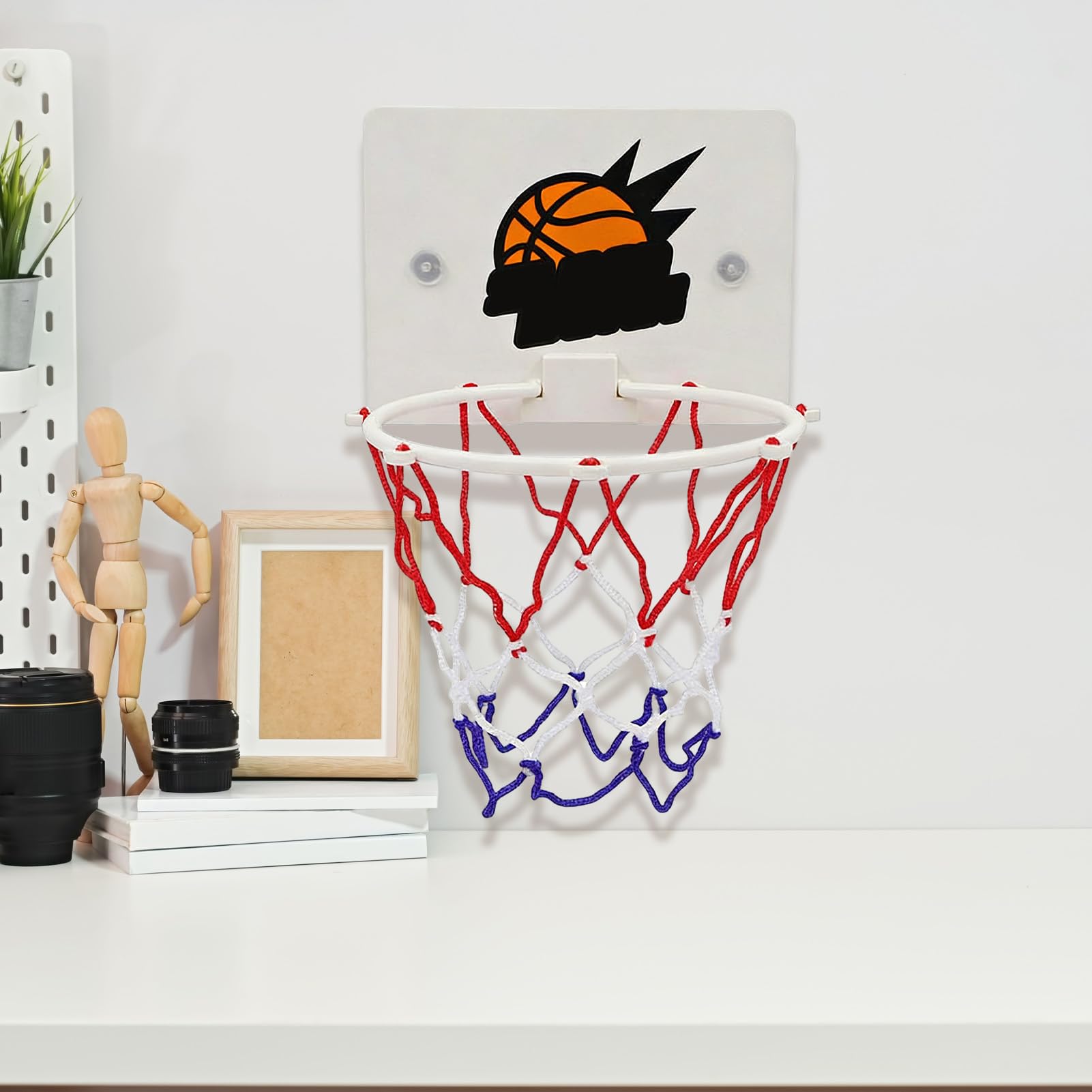 Mini Canasta De Baloncesto Para Puerta De Interior – Tablero De PP Con Pelotas Y Bomba, Ideal Para Habitaciones Y Pasillos