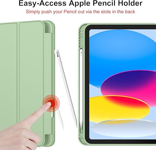 Miniatura 83 de iMieet (A16) Funda de 11 pulgadas 2025/10ª generación de 10.9 pulgadas 2022 con soporte para lápices, funda inteligente con soporte triple y parte