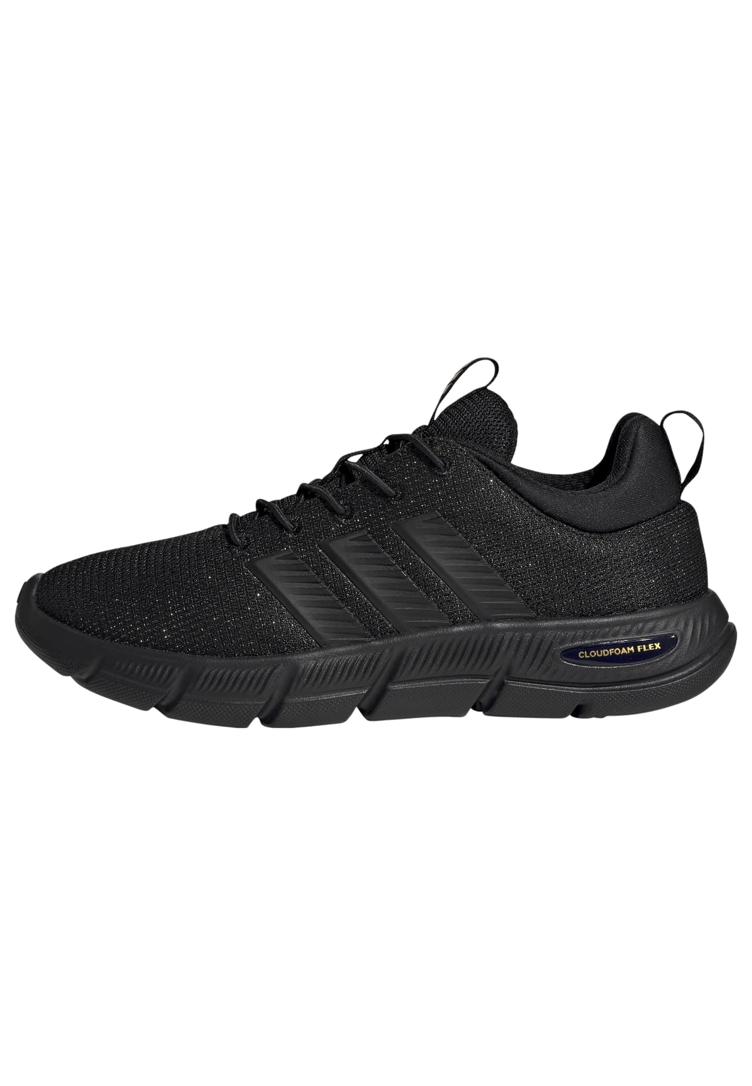Adidas Women's Noir Lace-Up Trainers With Elastic Laces Cloudfoam Flex