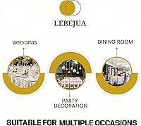 Vista 5 de Juego de 6 servilleteros de madera con cuentas de madera Servilleteros de madera rústica para decoración de mesa, hecho a mano, servilleta LEBEJUA