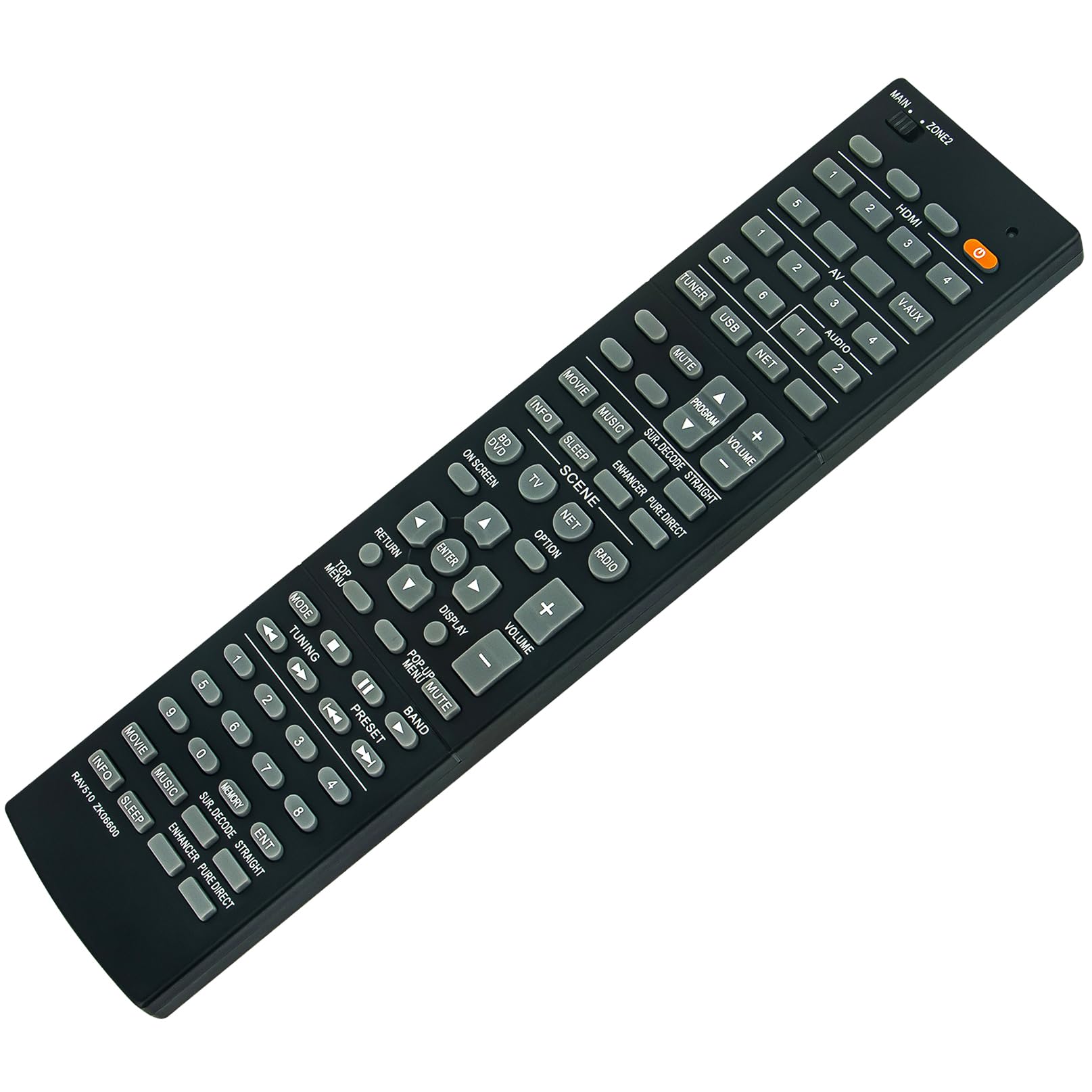 Amazon.com: RAV510 ZK06600 Replacement Remote Control Commander
