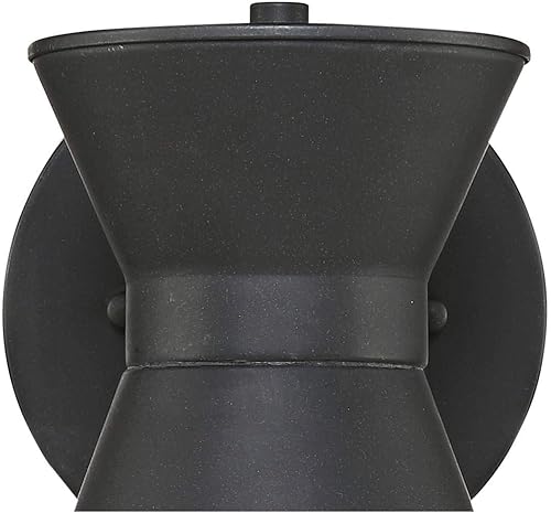 Miniatura 6 de John Timberland Vance - Lámpara de pared moderna de 8 pulgadas para exteriores, para porche, casa, exterior, bombilla LED giratoria resistente a la