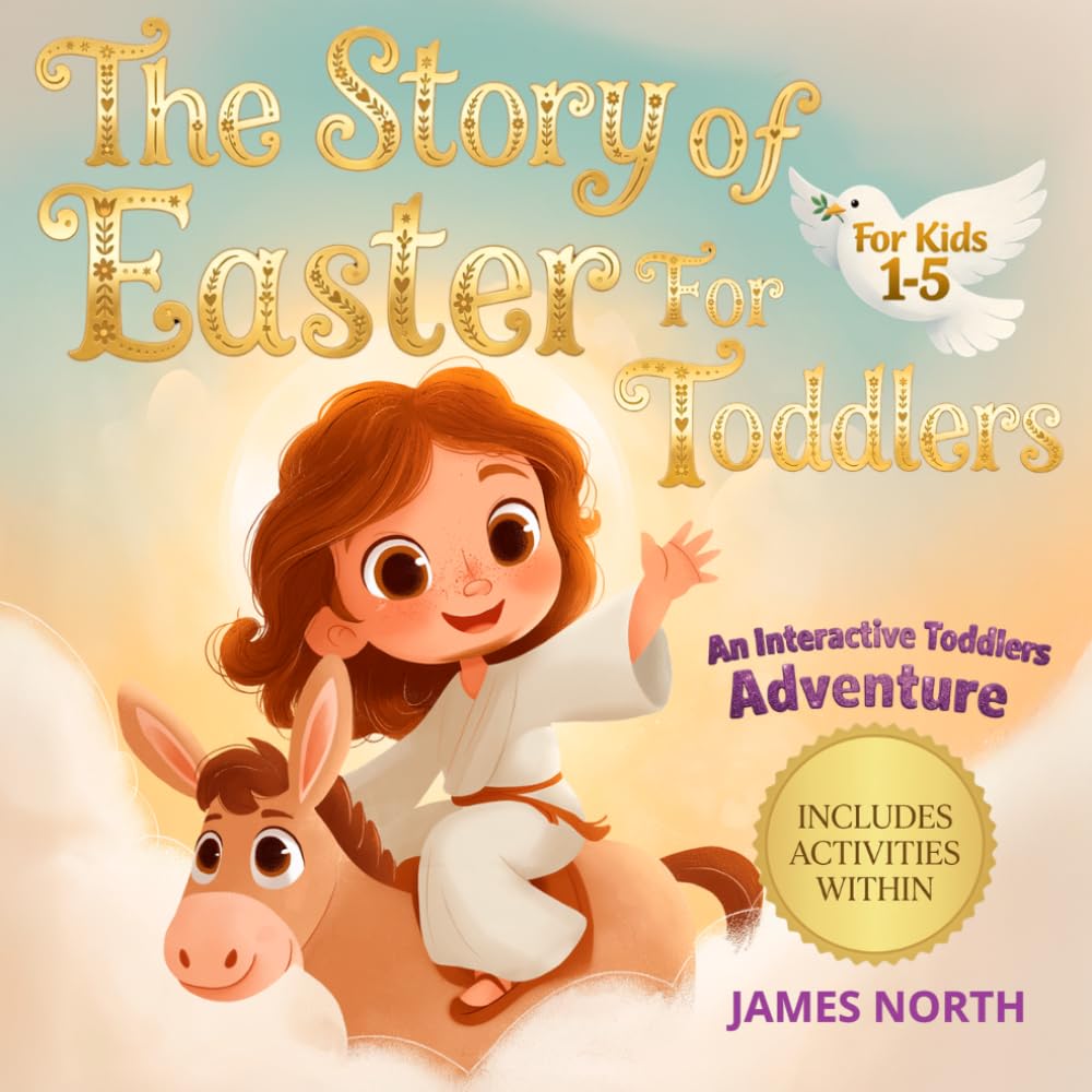The Story Of Easter for Toddlers: An Interactive Easter Story for Little Ones: A Fun, Hands-On Christian Picture Book Celebrating Easter for Toddlers and Preschoolers Ages 1-5