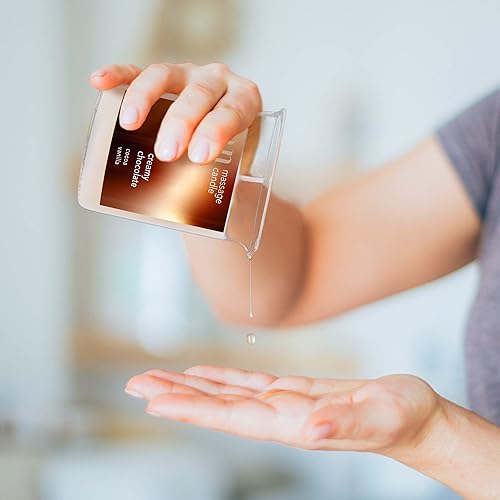 Miniatura 4 de Vela de aceite de masaje, spa en casa, aromaterapia masaje corporal con aceite esencial de cacao y vainilla, relajación de la piel y soja