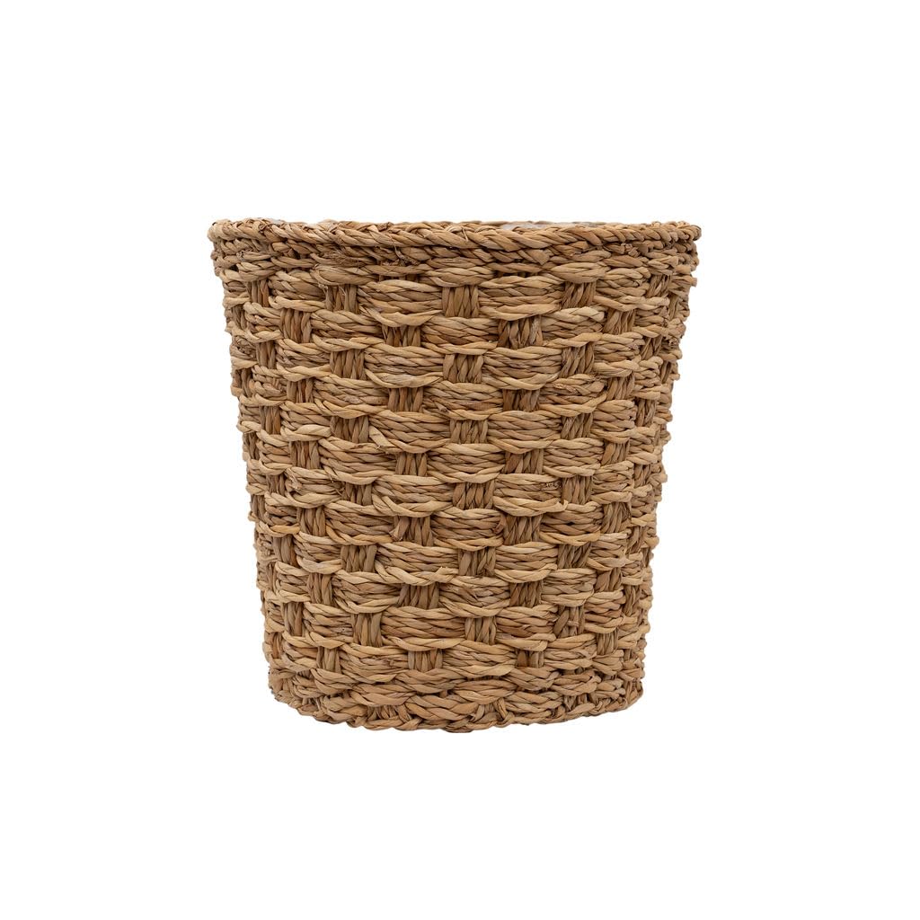 Arthur Cameron Natural(Seagrass) - Feni Handwoven Seagrass Planter – Decorative Plant Basket With Liner, Natural Indoor Plant Pot For Houseplants, Succulents & Home Décor (Large)