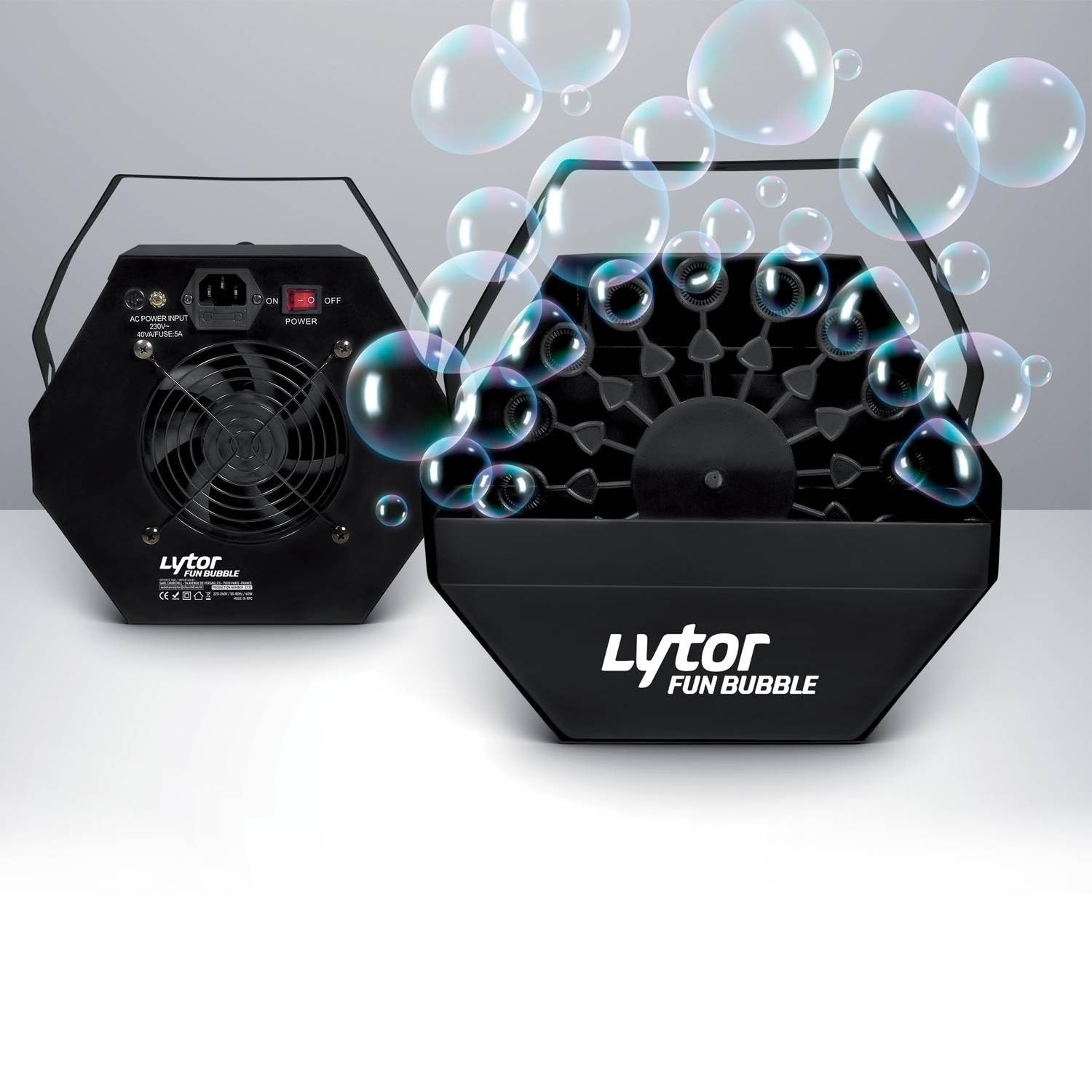 Machine à bulles 500W Spécial Fête, Mariage, événementiel + 2L de liquide inclus