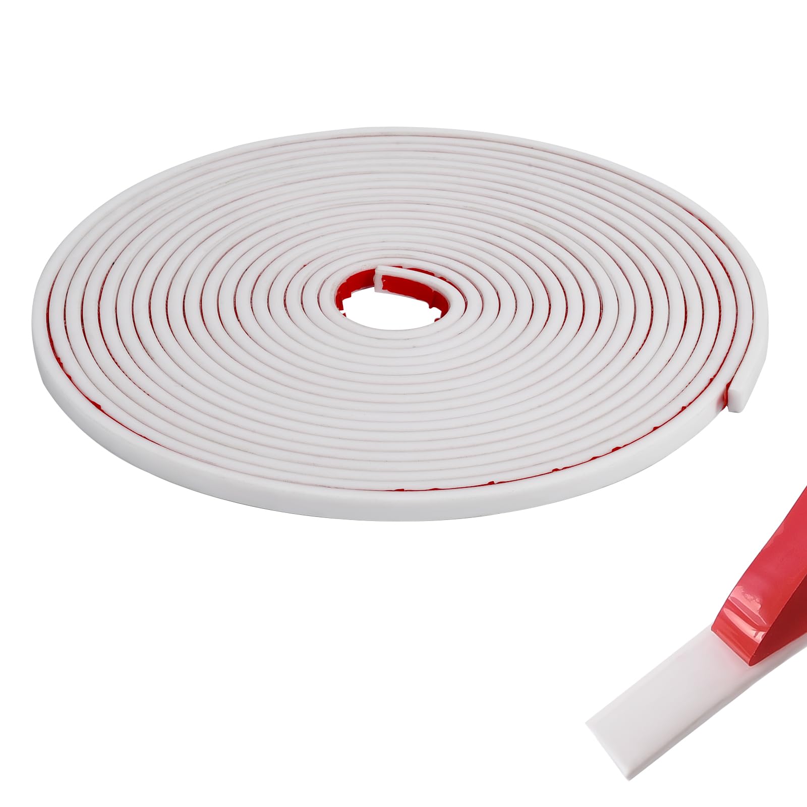 Befun 9M Flexible Zierleiste selbstklebend Hellweist Deckenleisten, Weiß Leiste dekorative für DIY, Dekoration, Spiegelrand, Wand Bilderrahmenrandder, Schrank, Risse