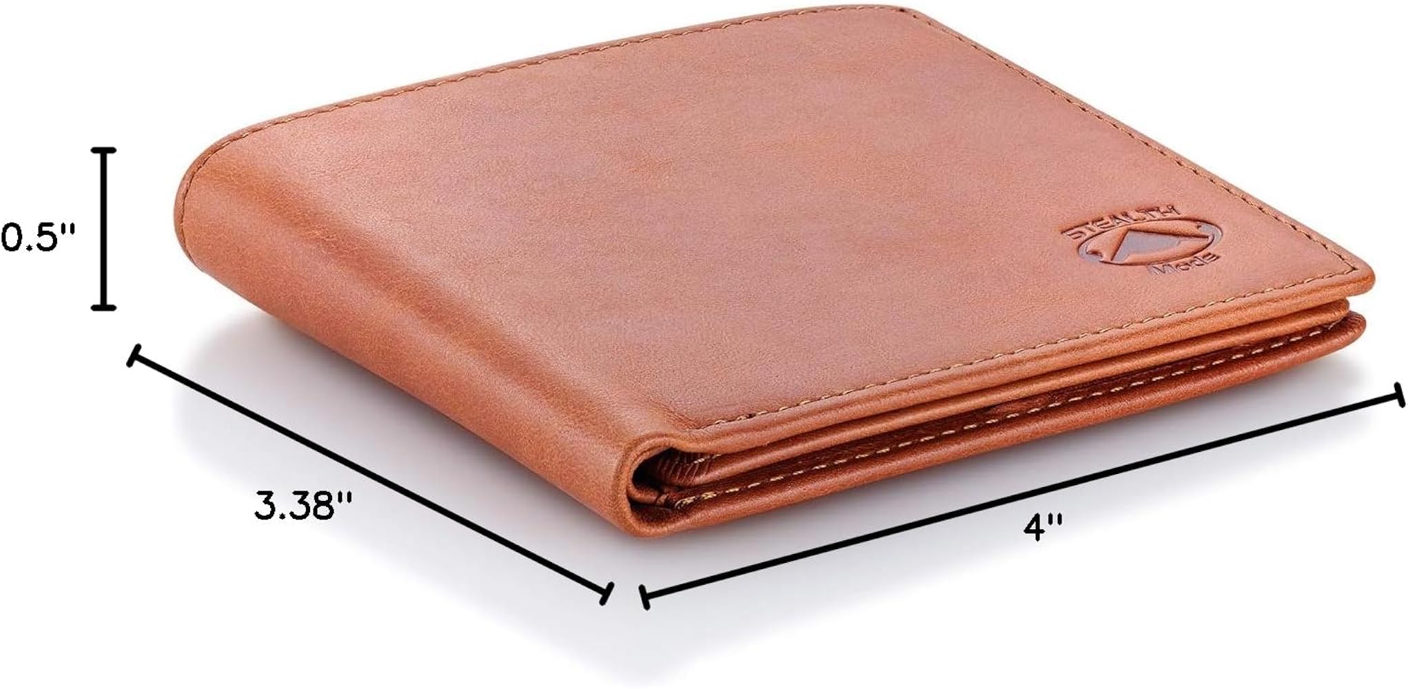 Amazon.com: Stealth Mode Leather Bifold Wallet for Men With ID