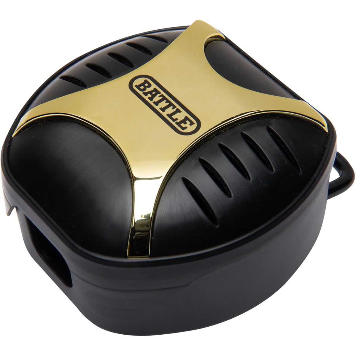 Battle Sports Science - Funda protectora bucal, color negro y dorado