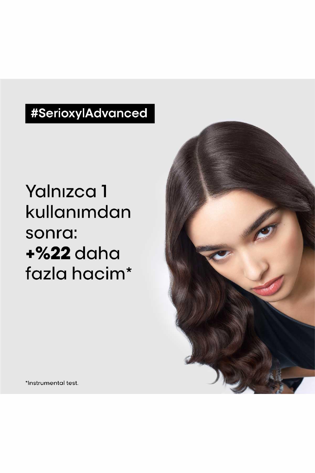 L'OREAL PROFESSIONNEL SERIOXYL ADVANCED Shampoing nettoyant et épaississant pour cheveux 500ml