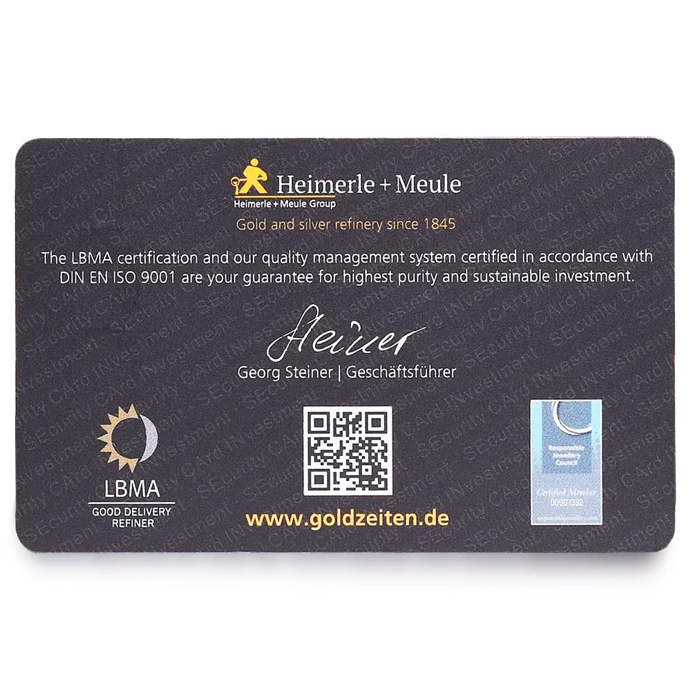 2g Gold-Barren Gold-Plättchen Von Argor-Heraeus 999.9