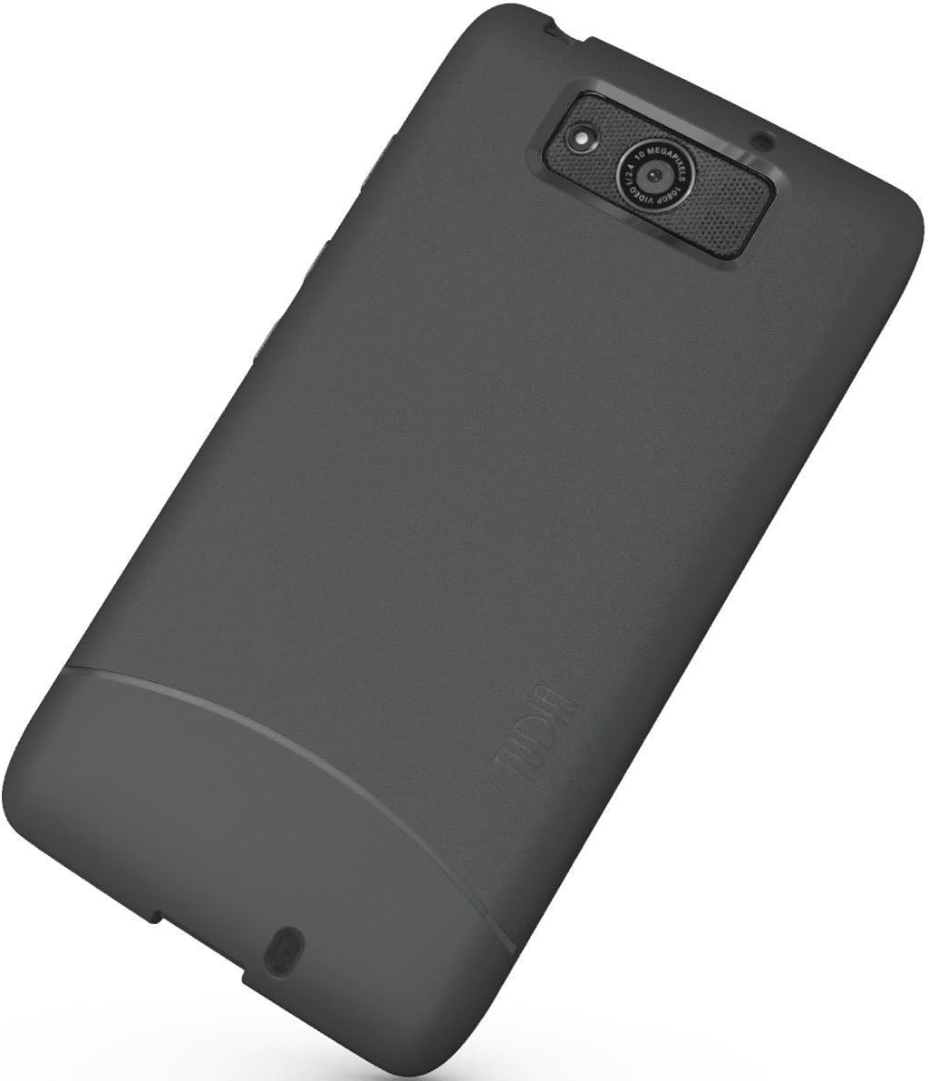 TUDIA Full-Matte Arch TPU Bumper Protective Case for Motorola Droid Maxx (Late 2013) XT1080M (Matte Gray)