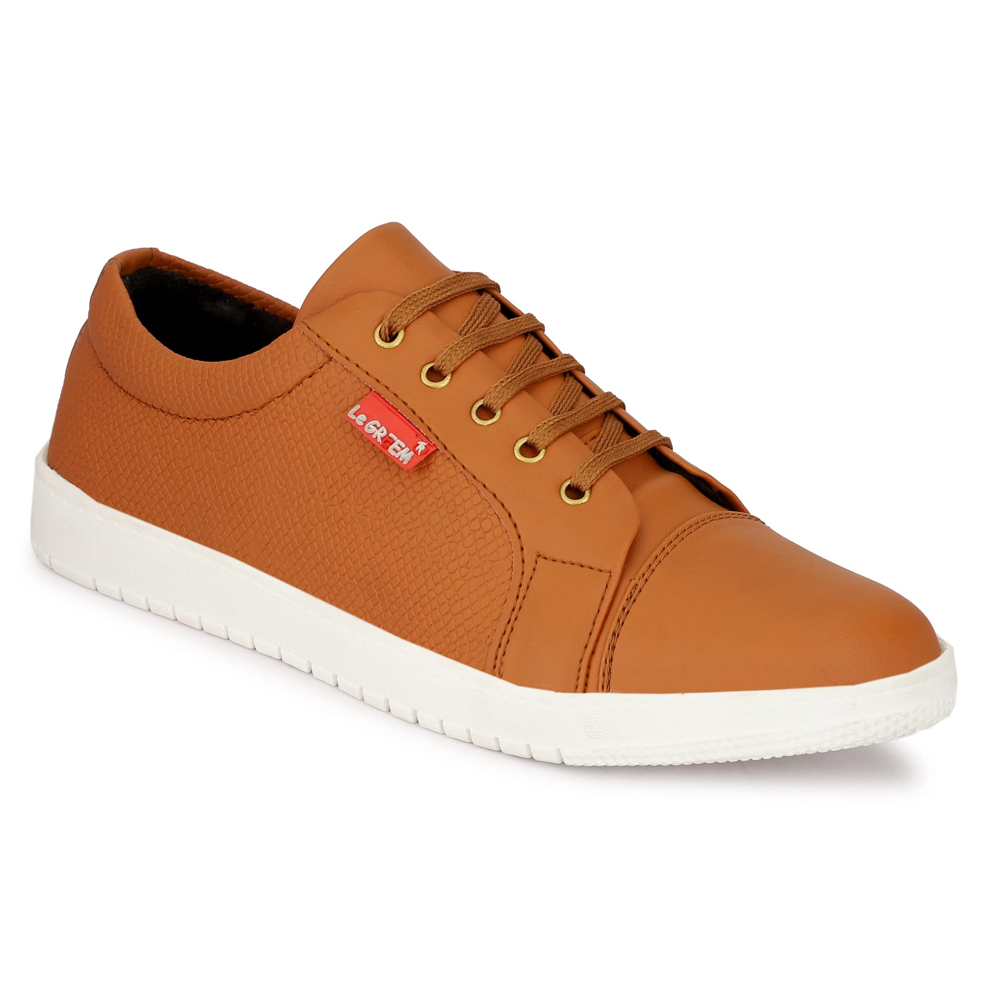 See full amazon price history chart for LE GREEM Mens Tan Synthetic Leather Stylish/Comfortable Lace-Ups Sneakers 10 LE GREEM Mens Tan Synthetic Leather Stylish/Comfortable Lace-Ups Sneakers 10 (B0BXKYTBP1) Amazon Price History, Amazon Price Tracker
