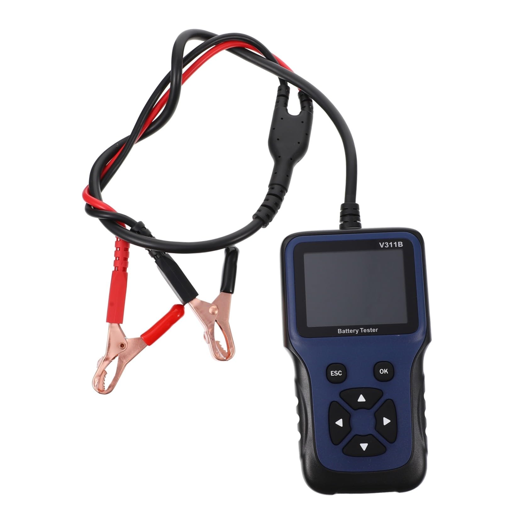 STOBAZA Tester Batteria Auto 12v 9 Lingue Selezionabili Leggero Strumento per Test di Carica e Avviamento