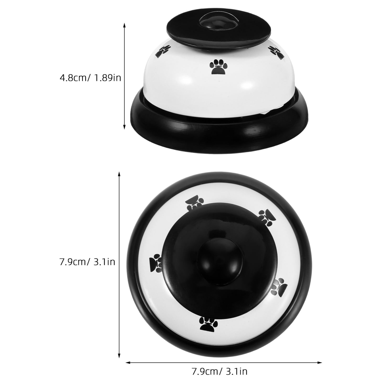 BUGUUYO Dog Training Bell Durable Material Portable Communication Tool for Pet Training Interactive Dog Doorbell for Dogs and Cats Multipurpose Use for Home and Outdoor Activities