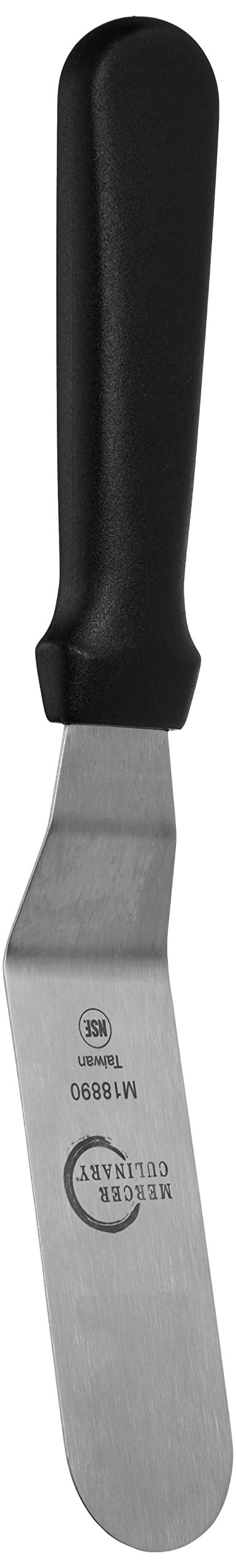 Offset Spatula, 6 Inch, Stainless Steel,Black