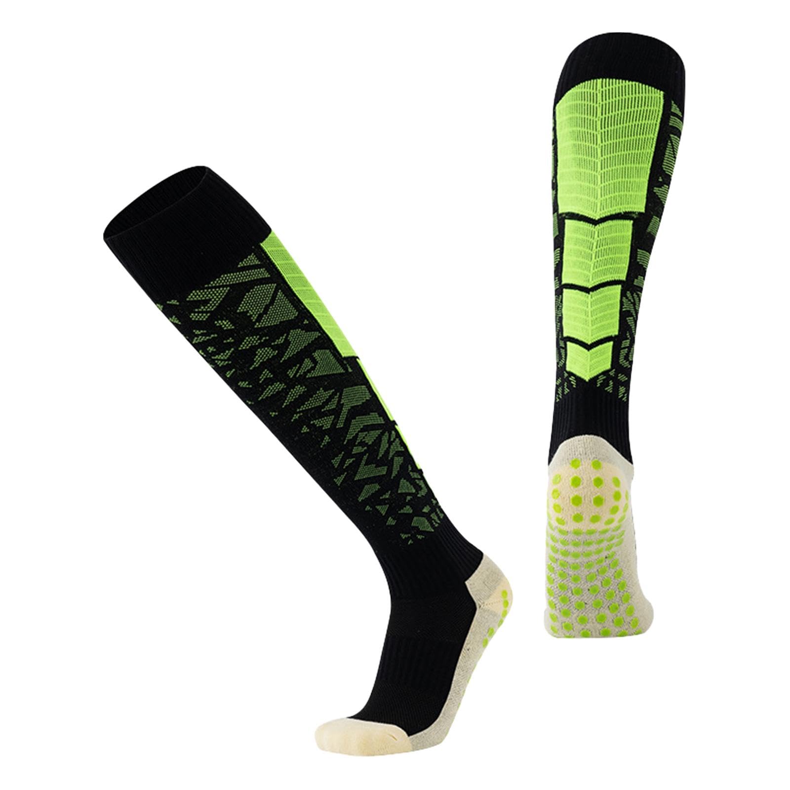 Soccer Sock Knee High Long Tube Socks Football Athletic Socks Black and Green|Clothing Shoes & Accessories | Mens Clothing | Socks-picture-20