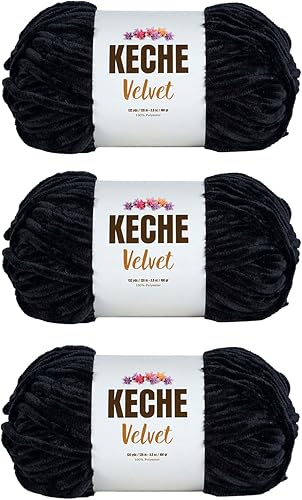 Vista 39 de Hilo de terciopelo Keche para crochet, suave chenilla voluminosa para bebé, manta Amigurumi, 100 gr (121 m) - Turquesa