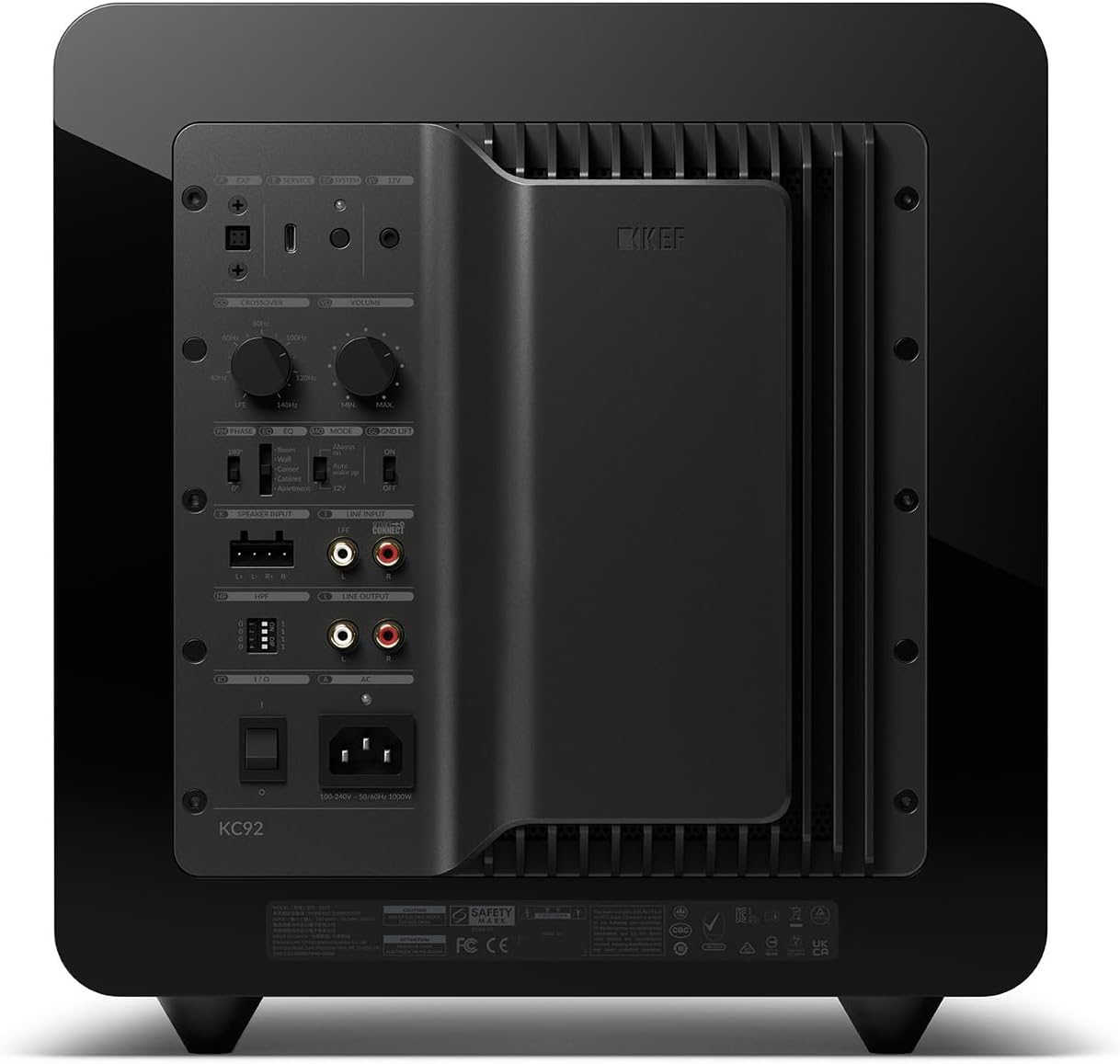 KEF KC92 Subwoofer (Black Gloss)