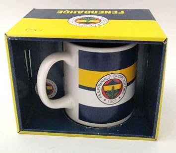 Orijinal Fenerbahçe Lisanslı Bardak Kupa Takımına Katkı veren 1 Kalite Seramik Kahve Çay içme Kupası