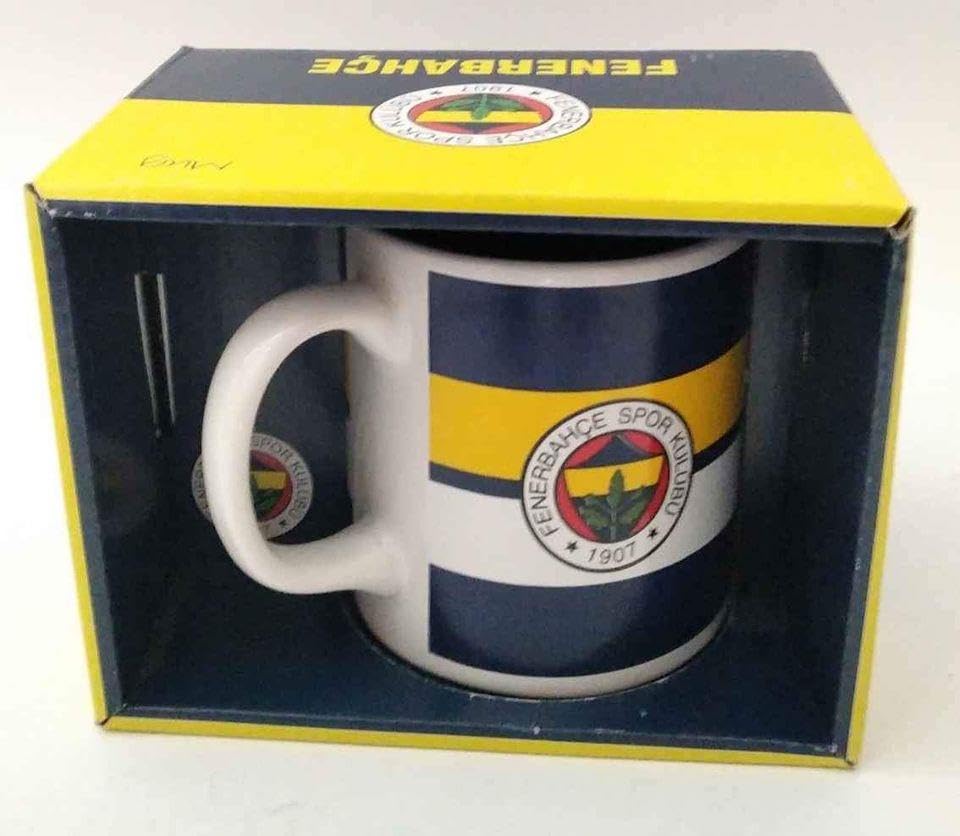 Orijinal Fenerbahçe Lisanslı Bardak Kupa Takımına Katkı veren 1 Kalite Seramik Kahve Çay içme Kupası