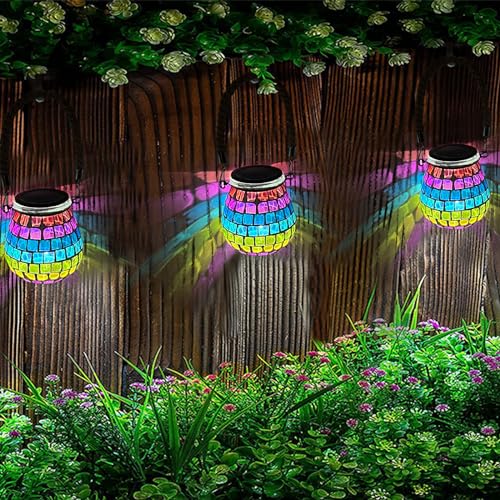 TOTHDATE 1PCS Oval Solar Mosaic Lights Outdoor - Image 3