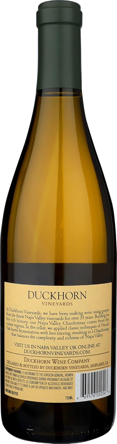 Duckhorn Vineyards Napa Valley Chardonnay, White Wine, 750 mL Bottle