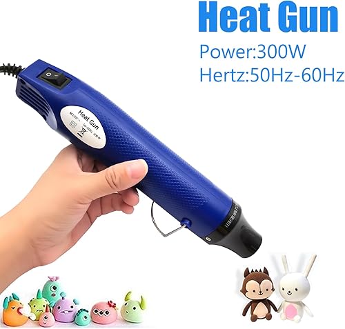 Miniatura 5 de Pistola de calor, mini pistola de aire caliente para manualidades, pistola de aire de calor portátil, herramienta para gofrar, envoltura retráctil,