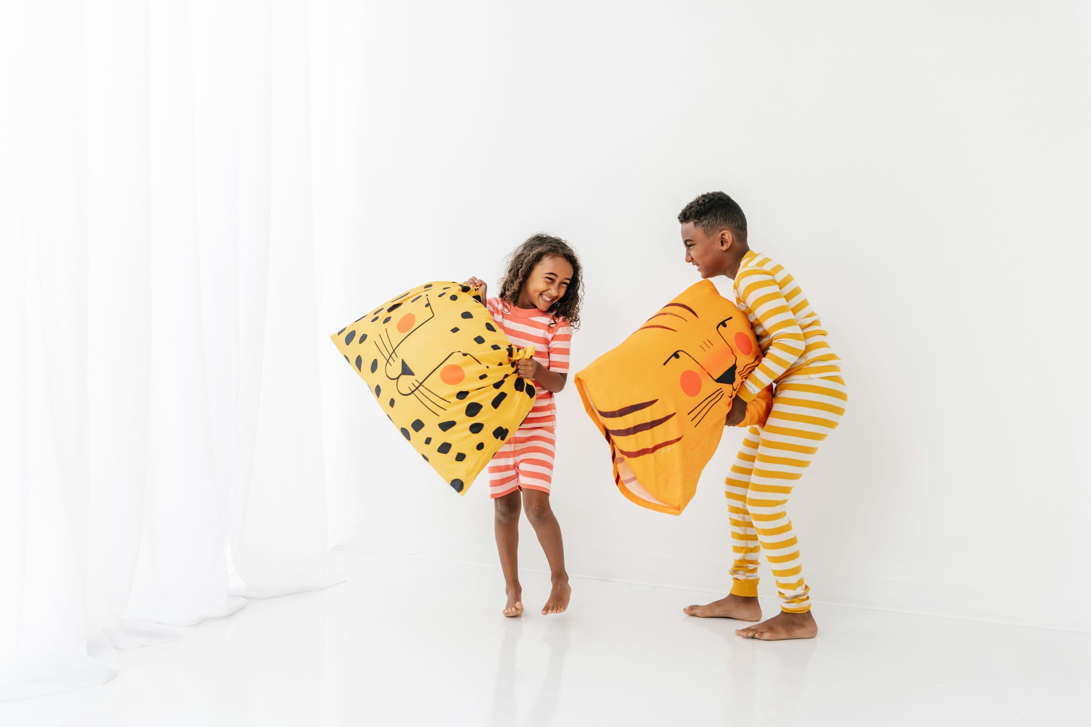 Rookie Humans - Fundas de almohada para niños, paquete de 2, 100% algodón con cierre de sobre (selva)