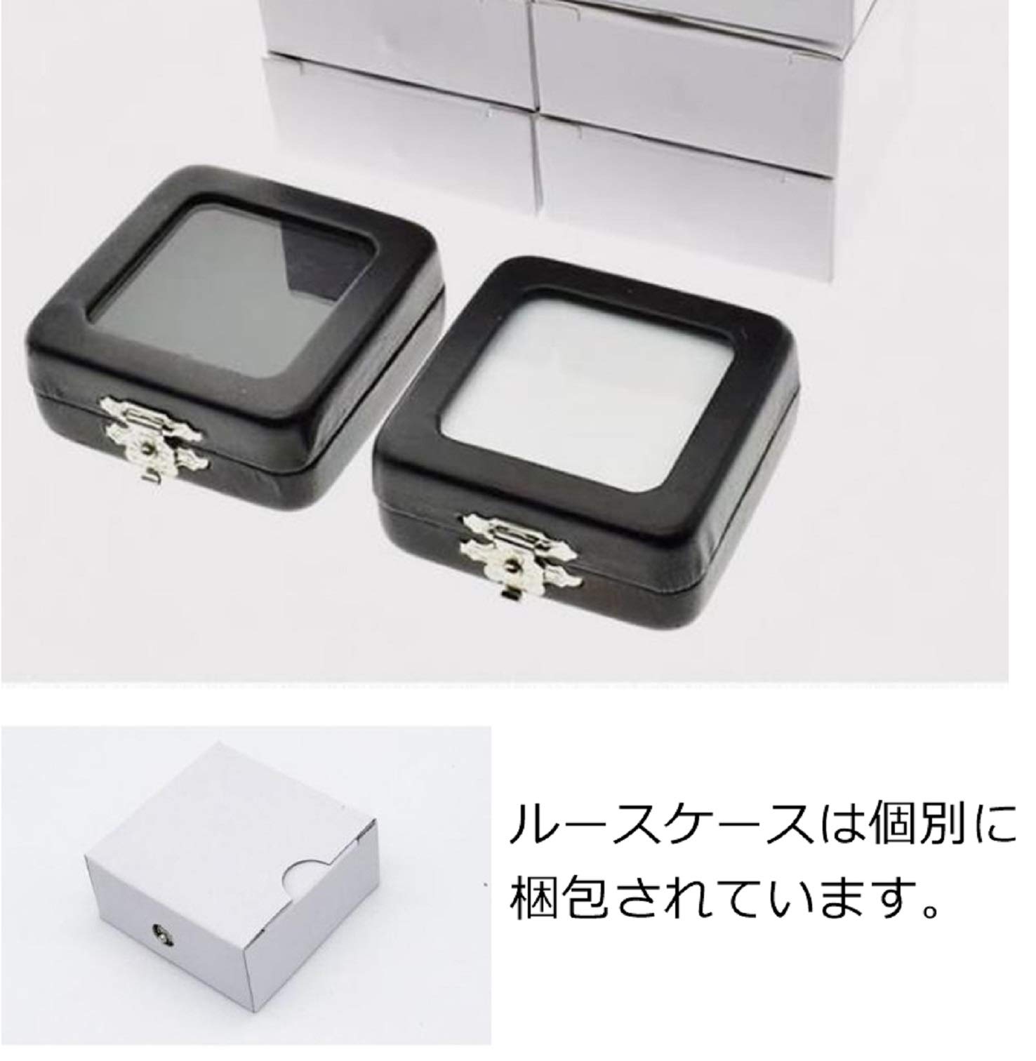 Amazon｜dilib ルースケース ジュエリーケース 指輪ケース 携帯用 宝石