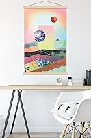Vista 5 de Trends International Abstract Space Wall Poster with Magnetic Frame