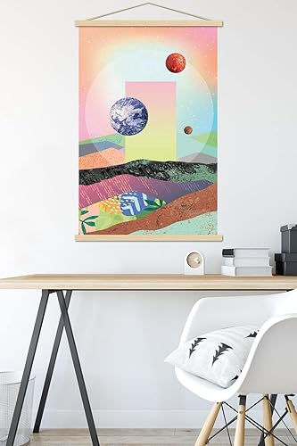 Miniatura 5 de Trends International Abstract Space Wall Poster with Magnetic Frame