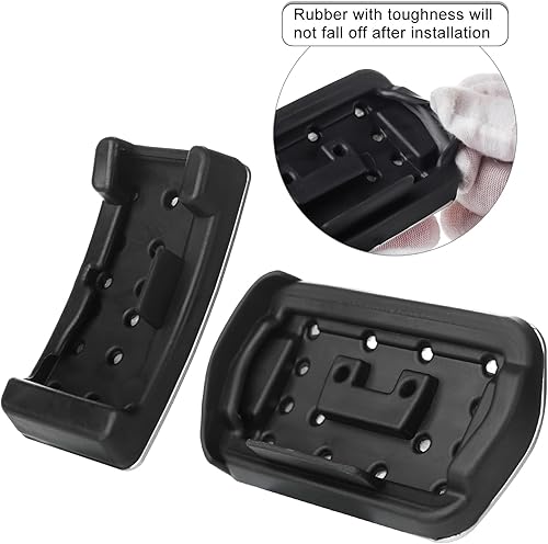 Miniatura 7 de ANFOKAS Para Ford Maverick Mustang Mach E Escape Bronco Sport 2023 2022 2021 Accesorios Coche Auto Fundas de pedal de pie Interior de gas y freno