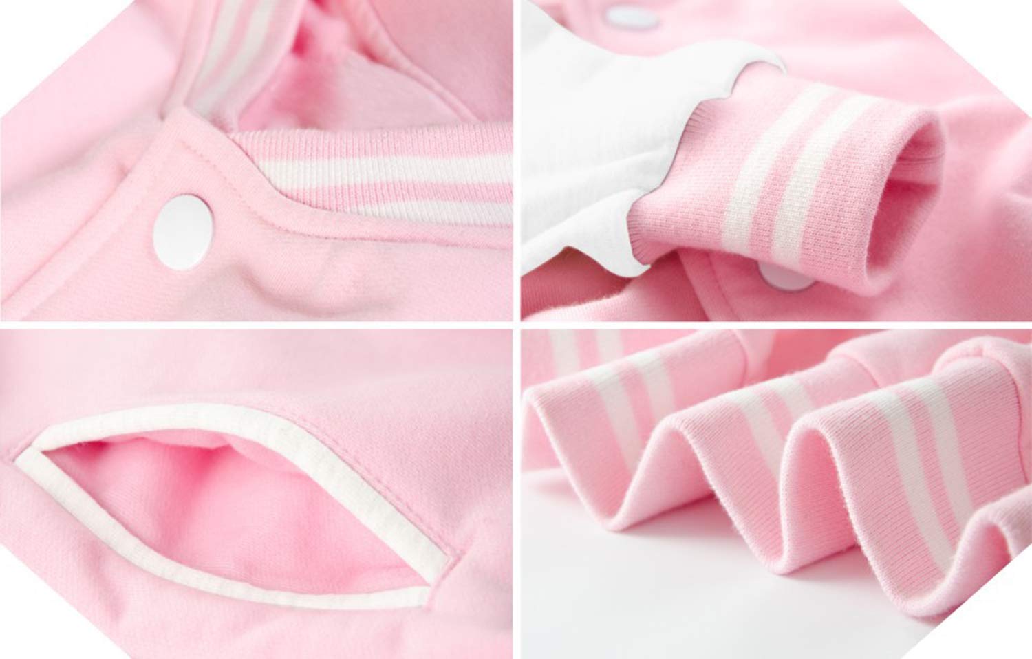 Xkpopfans Kpop ITZY Hoodie It's Me Baseball Jacket Lia YeJi RyuJin Yuna Unisex Sweater Coat XS Pink B