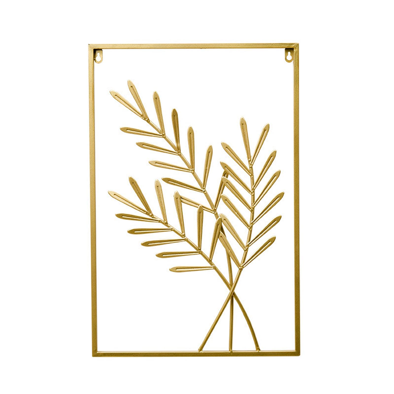JOZZY Decoración de Pared,3 uds Forma de Hoja Creativa 3D Escultura Colgante de Pared decoración de Pared, Regalo de Adorno de Pared en Relieve Decorativo único