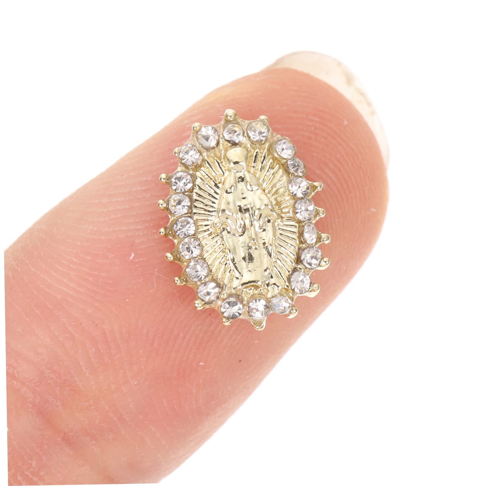 5 set Gioielli Con Diamanti Per Unghie Punte Per Unghie Ciondoli Con Strass Nail Art Adesivi Per Unghie Decorazioni Per Nail Art Manicure Accessori Per Le 20 pezzi * 5