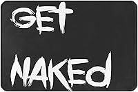 Vista 9 de Tapetes de baño, absorbente y antideslizante, tapete de baño suave, divertido para decoración del hogar, 16 x 24 pulgadas (Happy Camper)