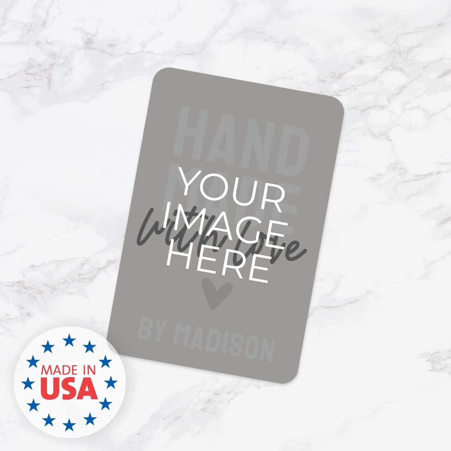 Personalized 4" x 6" Rectangle Rounded Corners Labels / 250 Fully Custom Image Stickers/Rolled Small Business Craft Labels/DIY Upload Your Own Design/Made in The USA