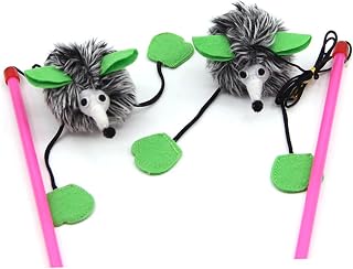 VILLFUL Brinquedo Para Animais De Estimação Varinha De Provocação Para Gatos Bastão De Treinamento Para Gatos Bastão De Provocação Para Recarga De Sino Para Gato