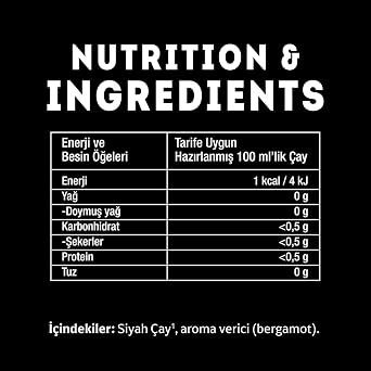 Lipton Earl Grey Dökme Bergamot Aromalı Siyah Çay Özel Seri 1000 GR