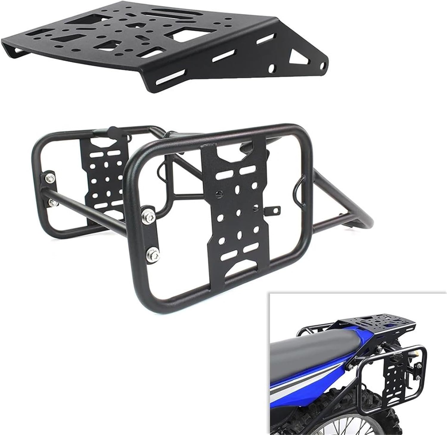オートバイ用リアラック ラゲッジラック に適合するXT250X 全年式 XT 250X サドルバッグ サポートラック パニエラック